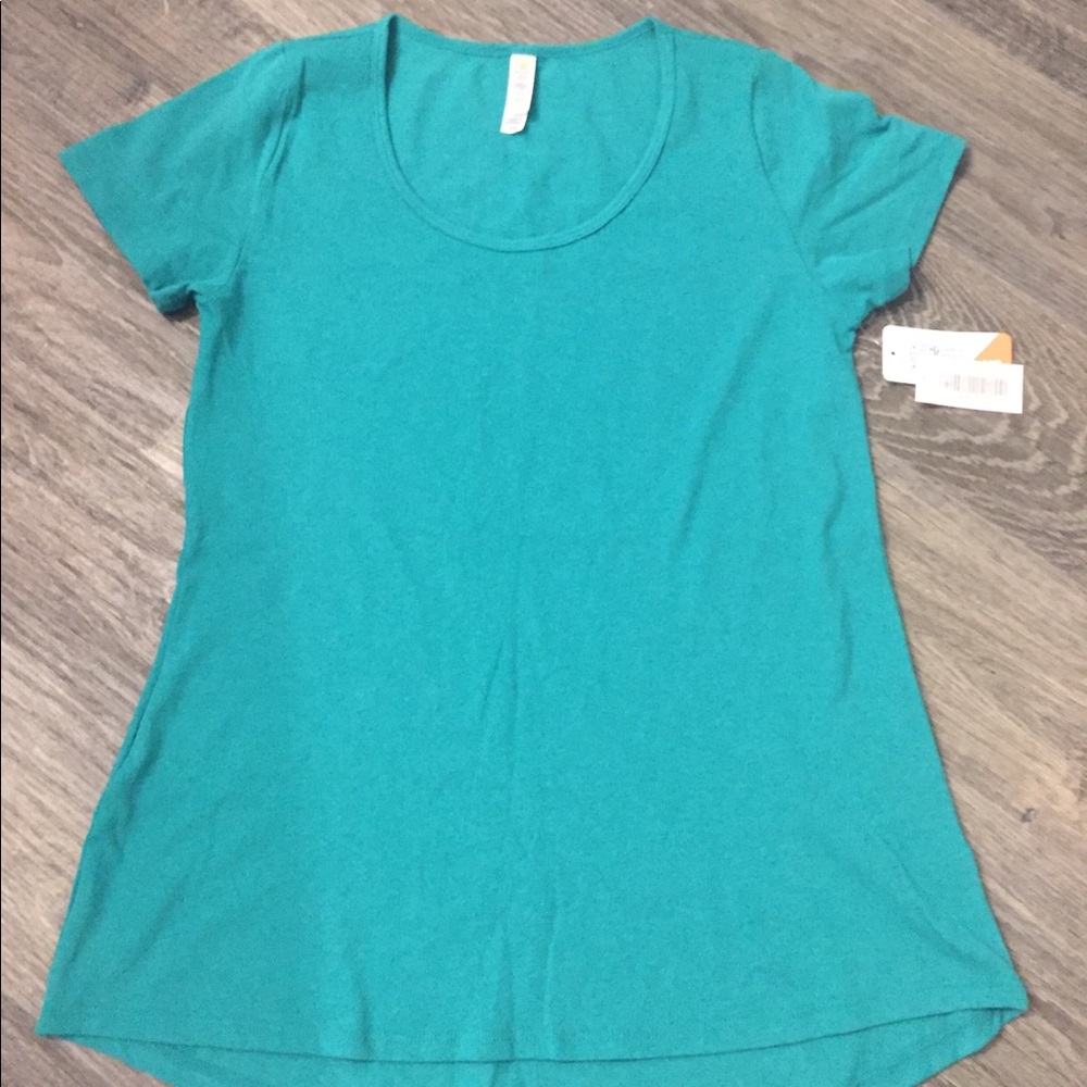 Lularoe Classic T green x small NWT